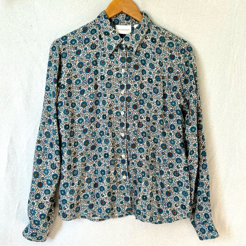 Liz Claiborne Vintage Paisley Top